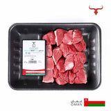 Local Salalah Beef Boneless Cubes Muscat Livestock