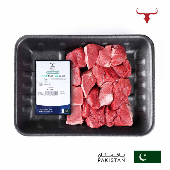 PAK Beef Boneless Cubes Muscat Livestock