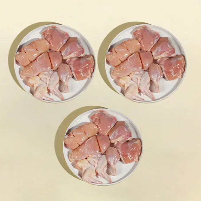 Local ﻿Chicken Mix Cuts Box Skinless 3kg Muscat Livestock
