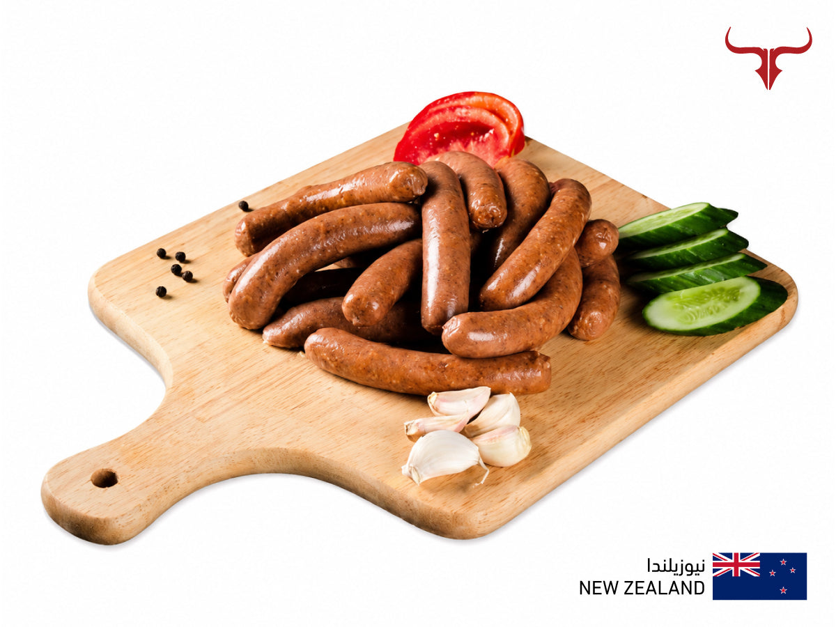 Local Seasoned NZ Grass-Fed Beef Merguez Sausages - 500gm