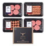 Seasoned Beef Kebabs, Meat Balls and Burger Box 2kg