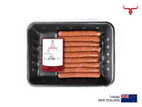 Local Seasoned NZ Grass-Fed Beef Merguez Sausages - 500gm Muscat Livestock