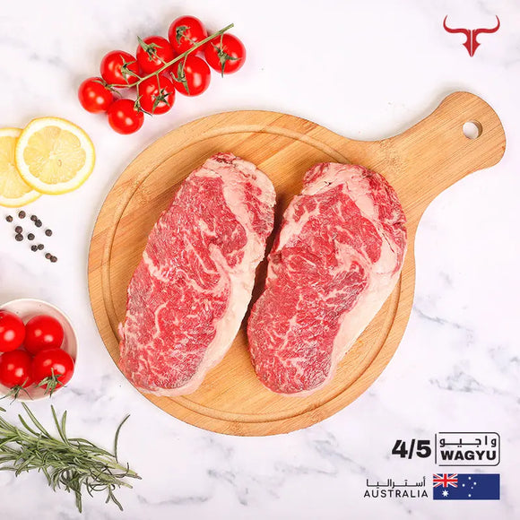 AUS Wagyu Beef Ribeye Steak MB 4/5 Muscat Livestock